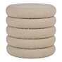 Brooklyn Puf - Puf med opbevaring, bouclé, beige, Ø44x44 cm, HN1242