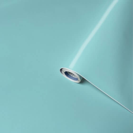 Lenco selvklæbende folie - Opal blue - 45x200 cm.