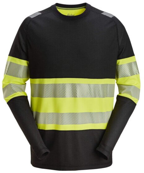 Snickers High-Vis langærmet T-shirt, klasse 1 2430