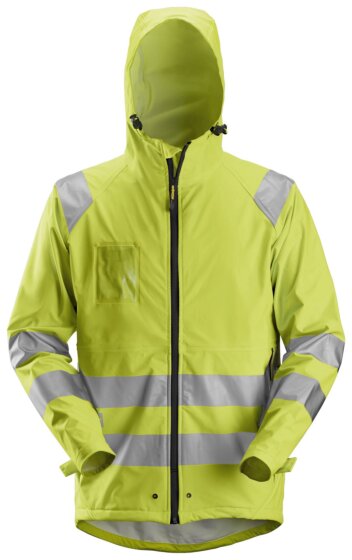 Snickers High-Vis PU regnjakke, klasse 3 8233