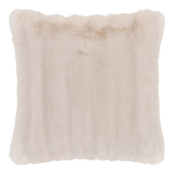 Galena Pude - Pude, imiteret pels, hvid 45x45 cm