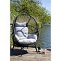 Rosario Loungestol - Loungestol, polyrattan, sort, inkl. hynder