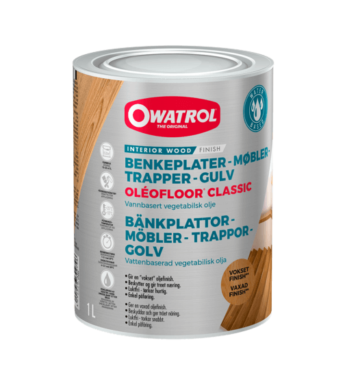 Oleofloor Classic Træolie - 1 L.