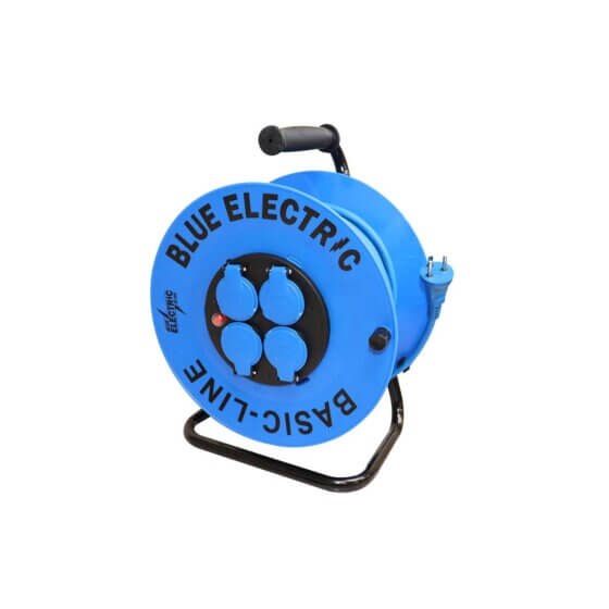 Blue Electric Kabeltromle BasicLine - 40 meter