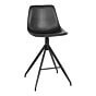 Monaco Counterstol - Counterstol i PU, sort med sorte ben, HN1228