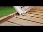 Treatment of outdoor table with WOCA Exterior Deep Cleaner and Exterior Wood Oil