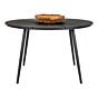 Atlanta Spisebord - Spisebord i nonwood, sort, Ø120 cm