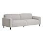 Salvador 3 Personers Sofa - 3 Personers sofa, bouclé, lysegrå, HN1253
