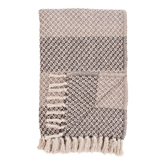 Belek Plaid - Plaid, brun/beige 130x180 cm