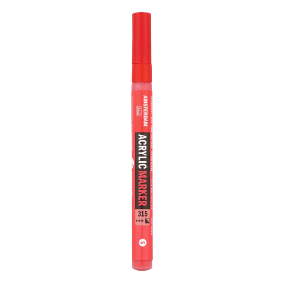 Amsterdam Acrylic Marker 2 mm - 315 Pyrrole Red