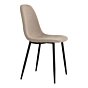 Stockholm Spisebordsstol - Spisebordsstol, stone med sorte ben, HN1231