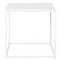 Vita Hjørnebord - Hjørnebord, hvid, hvidt stel 45x45x45 cm