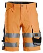 Snickers High-Vis arbejdsshorts med stretch, klasse 1 6136