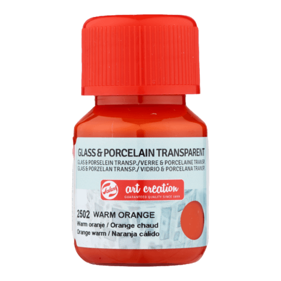 Art Creation Glas & Porcelæn Transparent 30 ml - Warm Orange