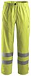 Snickers High-Vis PU regnbukser, klasse 2 8243