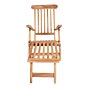 Arrecife Teak Dækstol - Dækstol i teak med justerbar ryg, natur