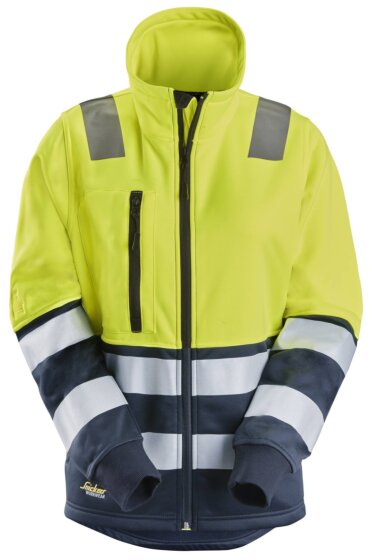 Snickers High-Vis dame sweatjakke med lang lynlås, klasse 2 8073