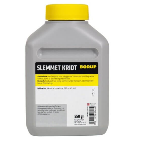 Borup Slemmet Kridt - 550 gram