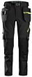 Snickers FlexiWork, softshell stretch arbejdsbukser+ med hylsterlommer 6940