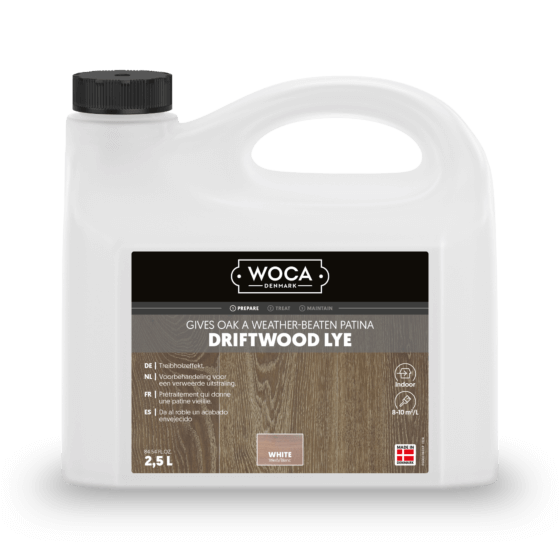 WOCA Driftwood Lye hvid - 2,5 L.