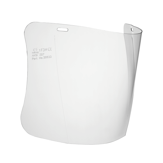 Hellberg Visir af klart acetat