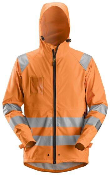 Snickers High-Vis PU regnjakke, klasse 3 8233