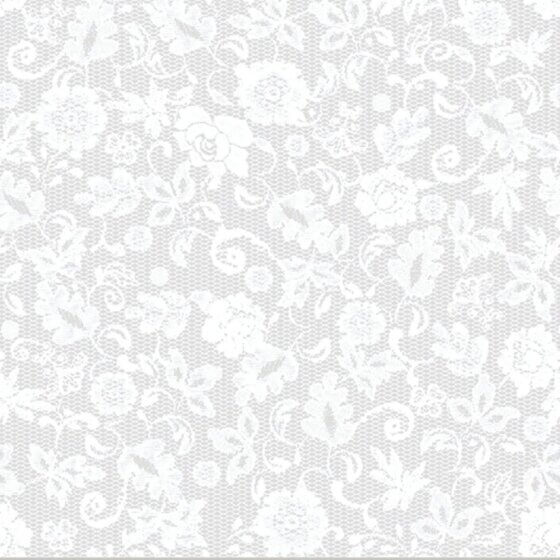 Lenco selvklæbende folie - Anna White - 45x200 cm.