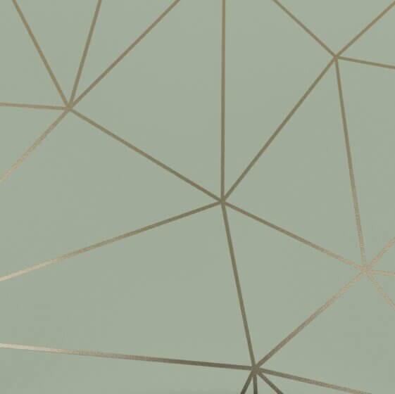 Lenco selvklæbende folie - Polygon Gold - 45x200 cm.