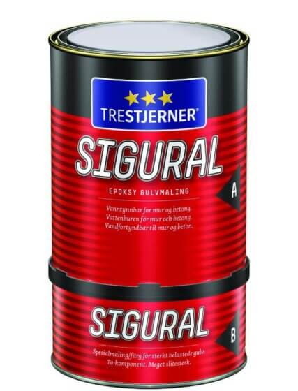 Jotun -  Sigural Epoxygulvmaling Inkl. Hærder 1 Liter