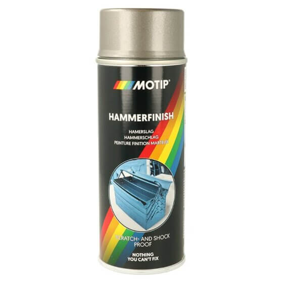 Motip hammerlak spray 400 ml. - grå