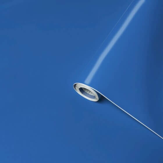 Lenco selvklæbende folie - Petrol Blue - 45x200 cm.