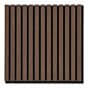 Akustikpanel - Akustikpanel, træfiner, valnød, valnødlook 520x520x22 mm