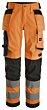 Snickers High-Vis stretch arbejdsbukser til damer med hylsterlommer, klasse 2 6743