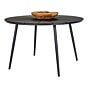Atlanta Spisebord - Spisebord i nonwood, sort, Ø120 cm