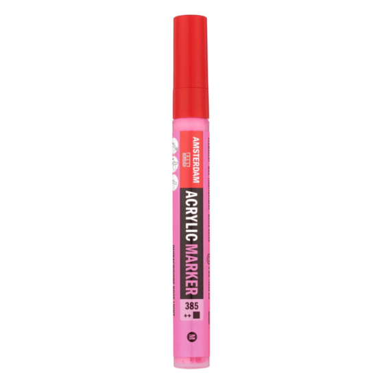 Amsterdam Acrylic Marker 4 mm - 385 Quinacridone Rose Light