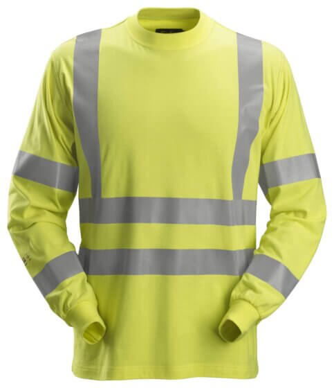 Snickers ProtecWork, High-Vis langærmet T-shirt, klasse 3 2461