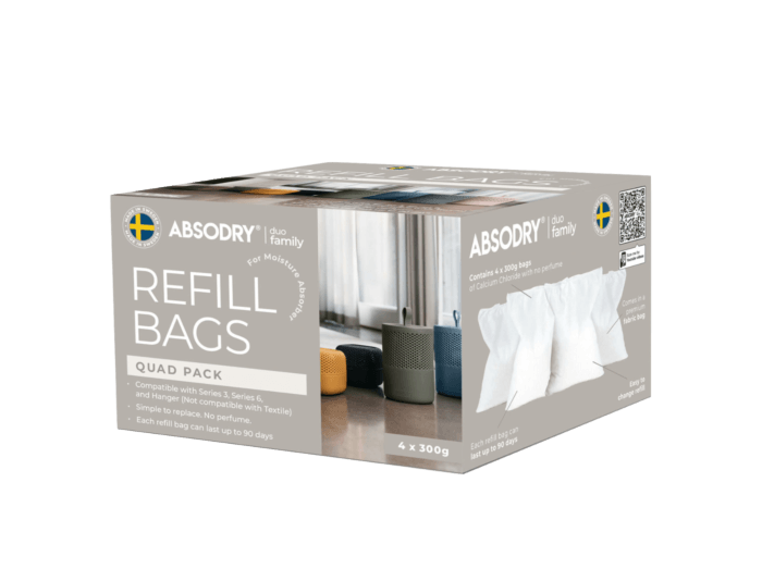 Absodry Fugtfjerner Refill til serie 3, 6 og 12