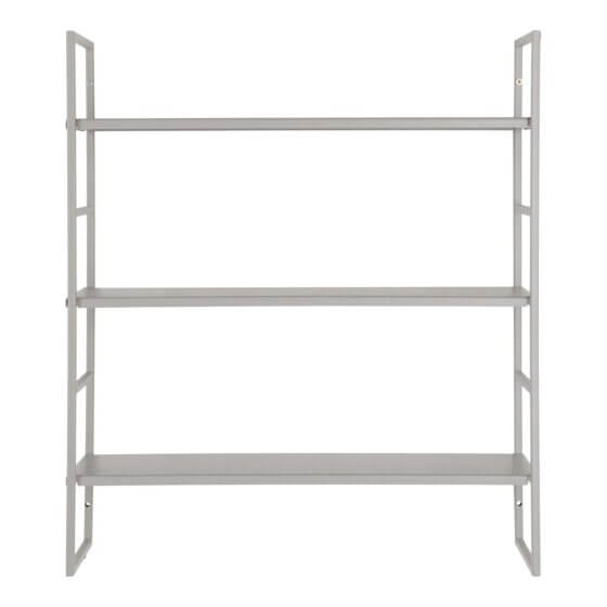 Beja Væghylde - Væghylde, stål, cool grey, 3 hylde 48x17x55 cm