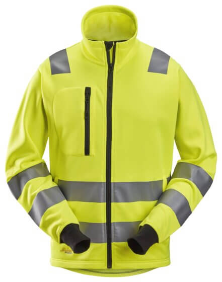 Snickers High-Vis sweatjakke med lang lynlås, klasse 2/3 8036