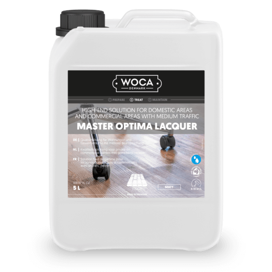 WOCA Master Optima Lacquer mat - 5 L.