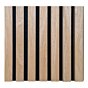 Akustikpanel - Akustikpanel, træfiner, natur, egetræslook 2400x600x22 mm