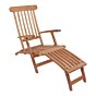 Arrecife Teak Dækstol - Dækstol i teak med justerbar ryg, natur