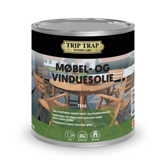Trip Trap Møbel- og Vinduesolie - Teak