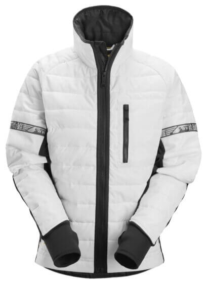 Snickers AllroundWork, 37.5® Insulator damejakke - hvid/sort - str. L