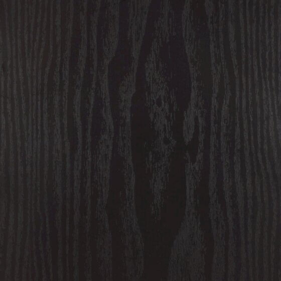 Lenco selvklæbende folie - Wood Black - 45x200 cm.