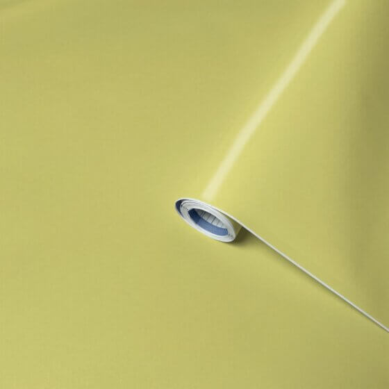 Lenco selvklæbende folie - Yellow - 45x200 cm.