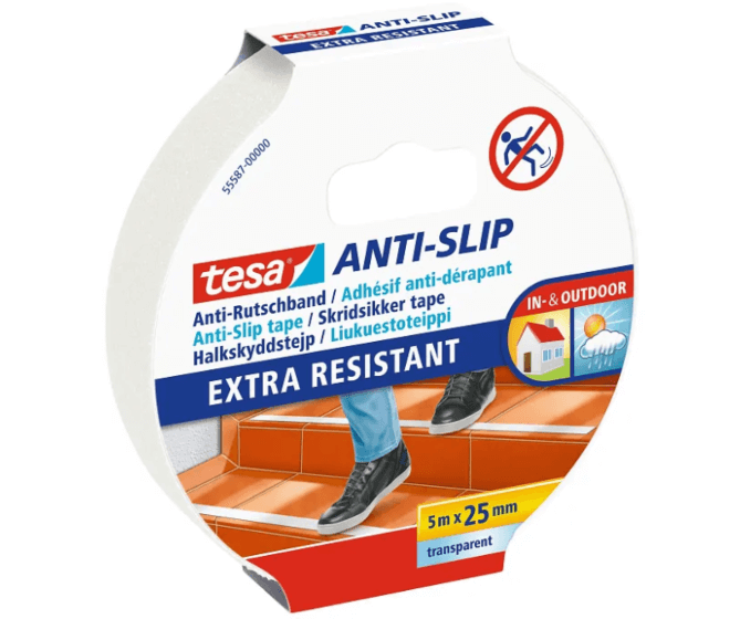 Tesa Anti-slip - skridsikker tape - Transparent