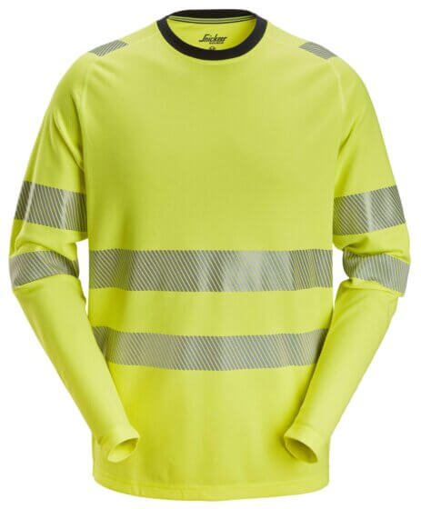 Snickers High-Vis langærmet T-shirt, klasse 2/3 2431