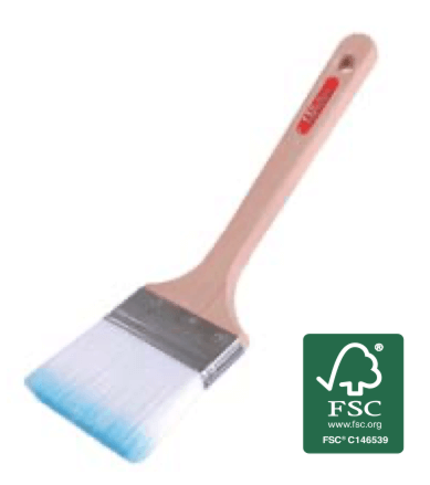 Mäster Pro Ice Blue Syntetisk Jumbo Vinkelpensel kort 70 mm