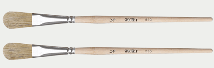 Spekter Standard cykellakpensel - 2 Pak